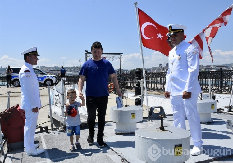 TCSG-87 gemisi ziyarete açıldı
