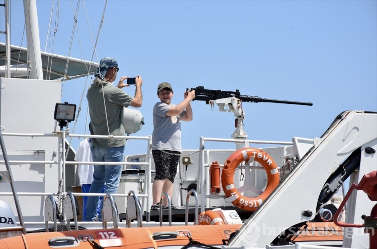 TCSG-87 gemisi ziyarete açıldı
