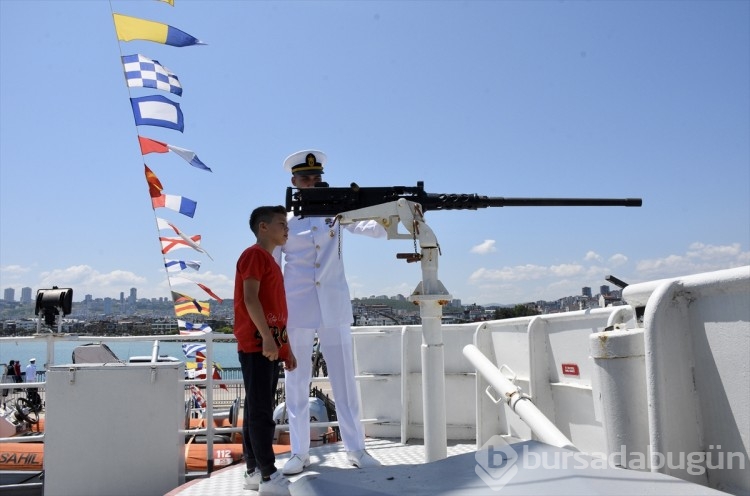 TCSG-87 gemisi ziyarete açıldı