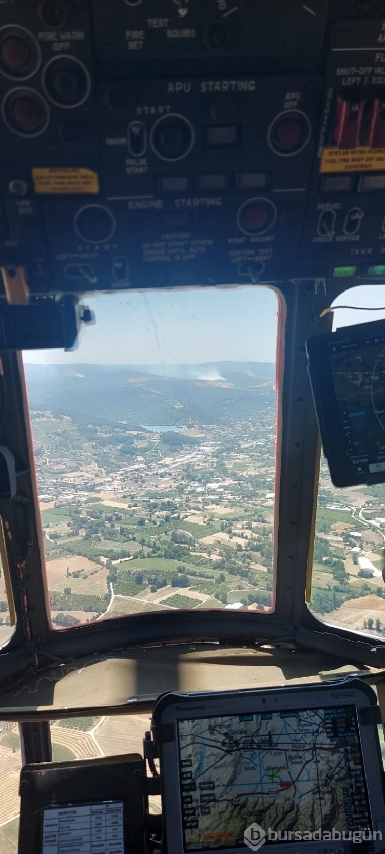 Bursa'daki yangından fotoğraflar!
