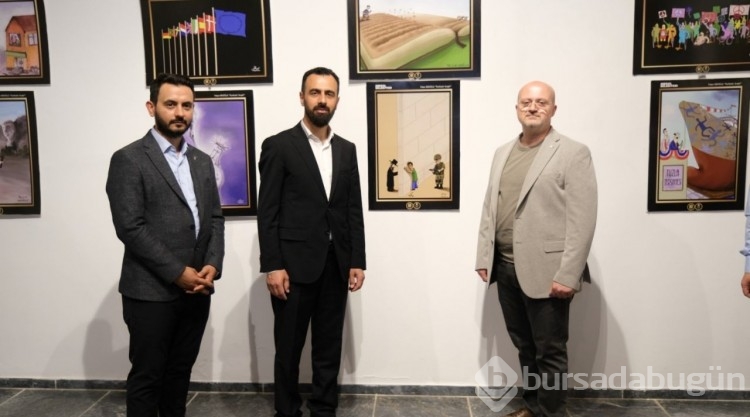 Yalçın Eroğlu'nun ödüllü karikatürleri Bursa'da görücüye çıktı