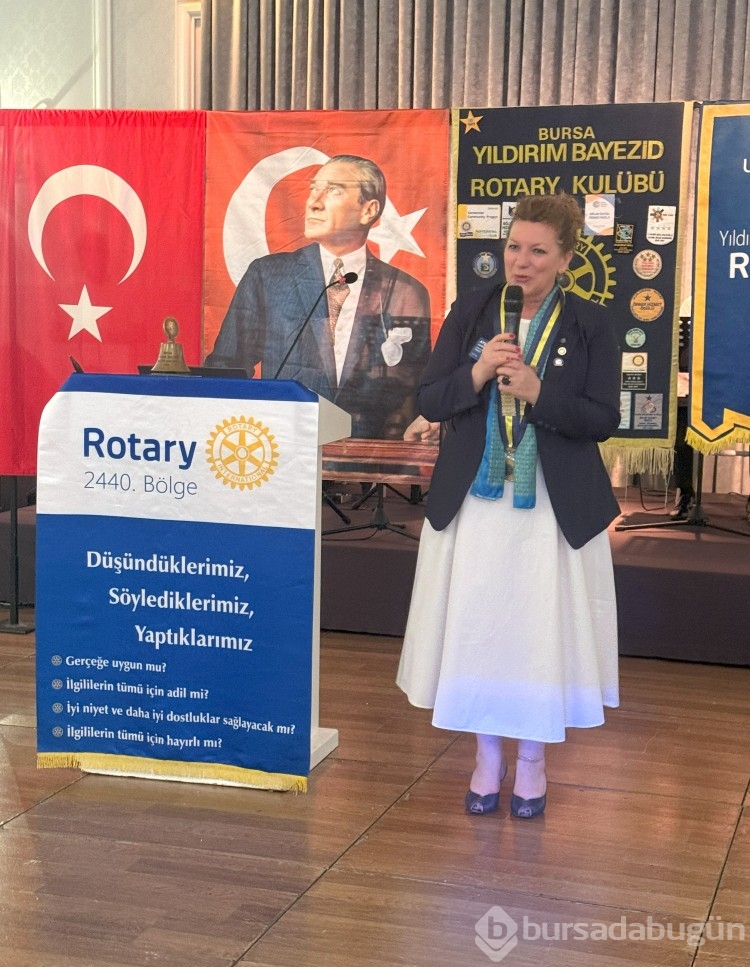 Yıldırım Bayezid Rotary'de Yeni Başkan; Ayşe Gavas Aslan