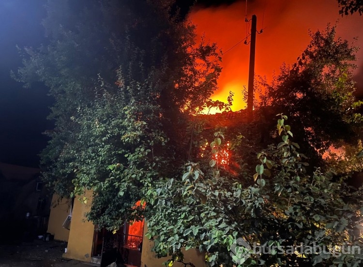 Yaşlı kadının 2 katlı evi alevlere teslim odu! 