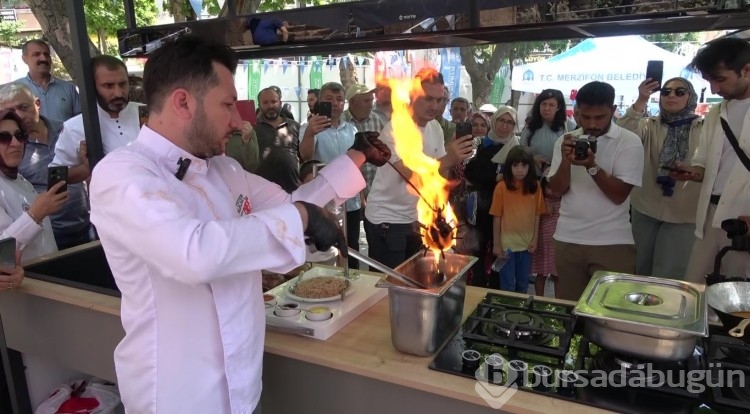 500 derecede ısıtılan topuzda kebap keyfi...