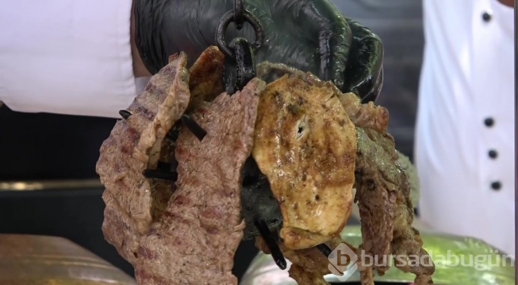 500 derecede ısıtılan topuzda kebap keyfi...