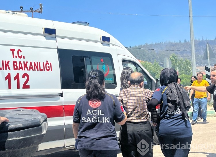Bursa'daki yangından acı kareler...
