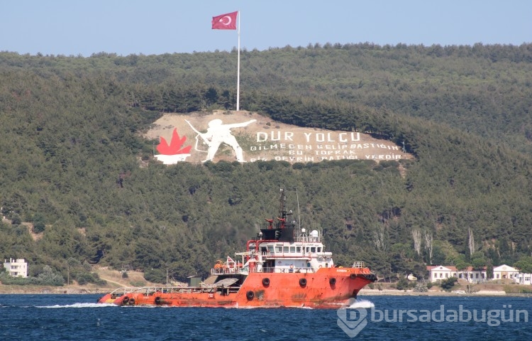  Oruç Reis Çanakkale Boğazı'ndan sonra Marmara Denizi'nde...
