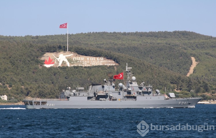  Oruç Reis Çanakkale Boğazı'ndan sonra Marmara Denizi'nde...
