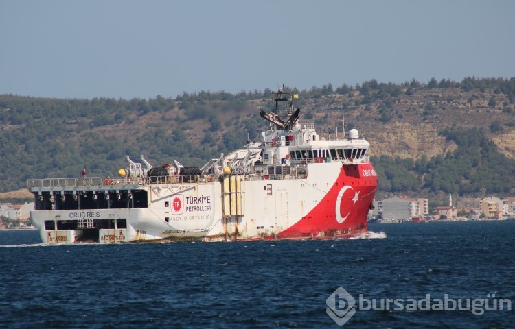  Oruç Reis Çanakkale Boğazı'ndan sonra Marmara Denizi'nde...