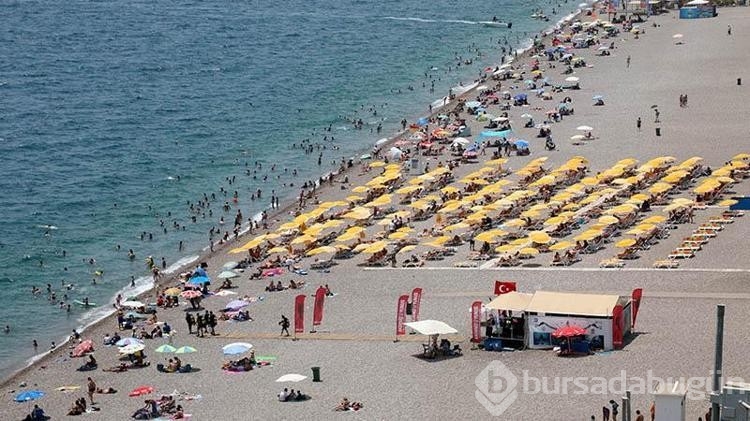 İnsanlar Antalya sıcağına dayanamadı