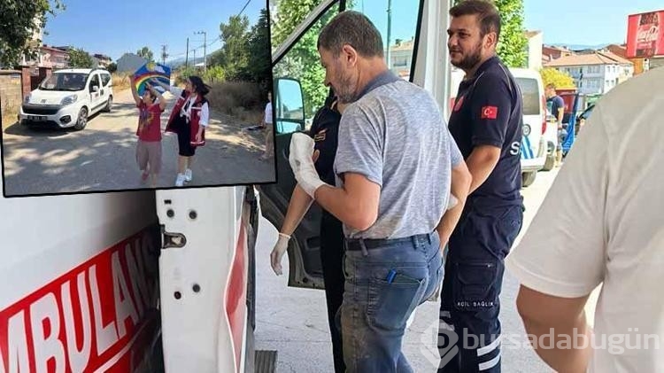 Uçurtma can yaksada, kaymakam sevindirdi