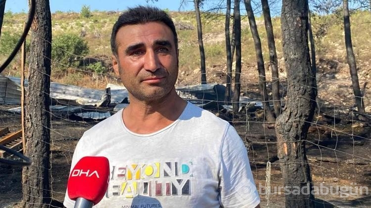 Çiftliği yandı! Çoğu hayvanını kaybetti