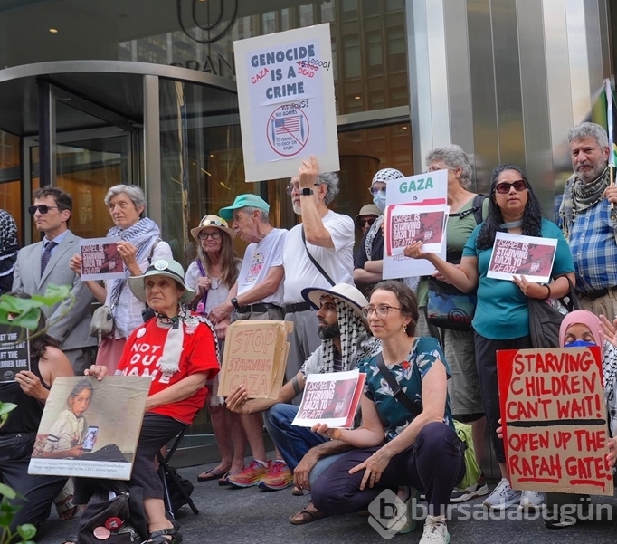New York'ta Gazze için protesto!