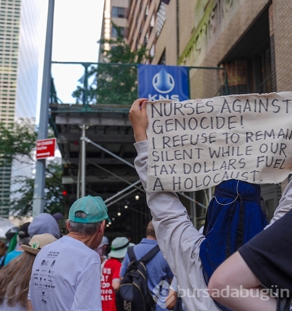 New York'ta Gazze için protesto!