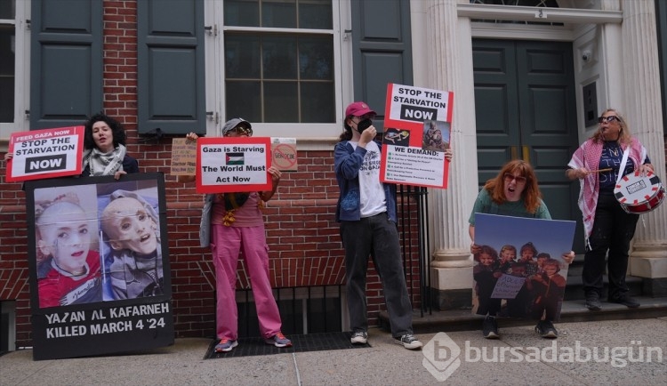 New York'ta Gazze için protesto!