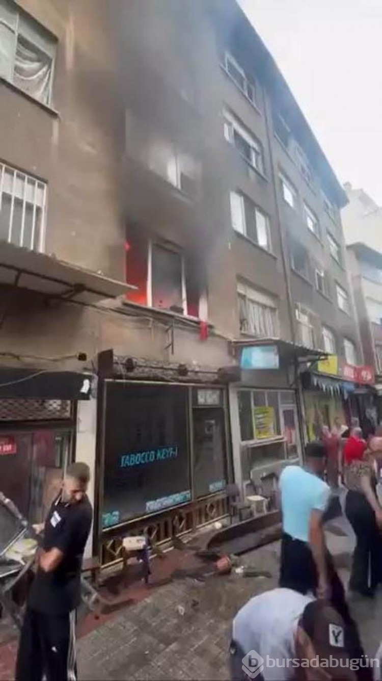 Yangından zar zor kurtuldu!