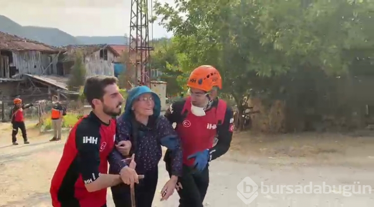 Orman yangını köyü feci etkiledi