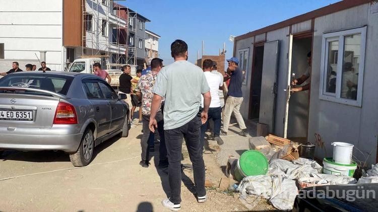 İnşaat işçilerinin kavgası kötü bitti