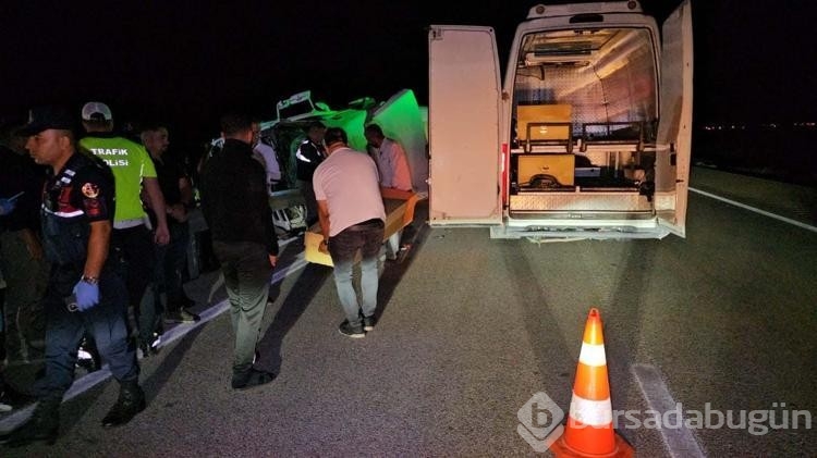 Tanker devrildi şoför öldü!
