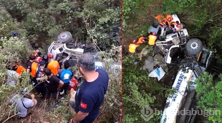 Bursa'da yangın bölgesine su taşıyan tanker devrildi! 3 kişi hayatını kaybetti