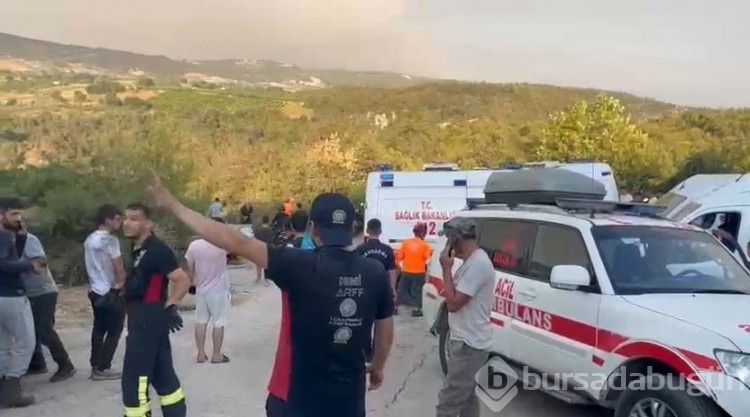 Bursa'da yangın bölgesine su taşıyan tanker devrildi! 3 kişi hayatını kaybetti