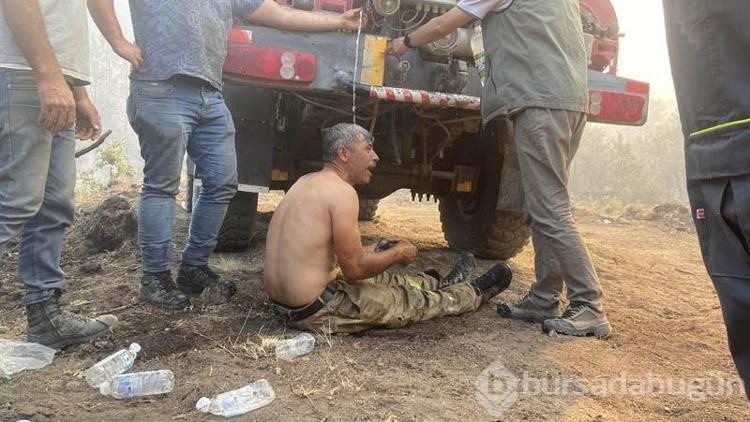 Orman yangınında ağır yaralanan adamın son halini eşi paylaştı!