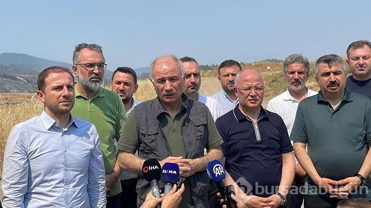Efkan Ala Kestel-Gürsu yangını hakkında açıklama da bulundu