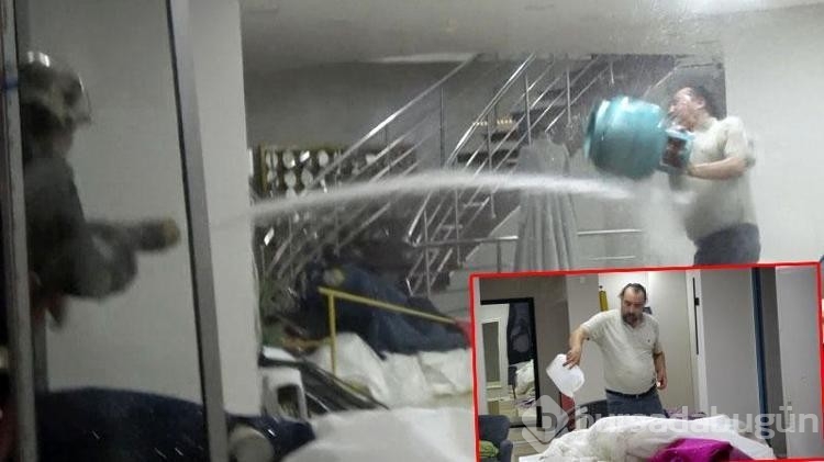 Dükkanında ki gelinlikleri yakmaya çalıştı! İtfaiye ekibi müdahale etti