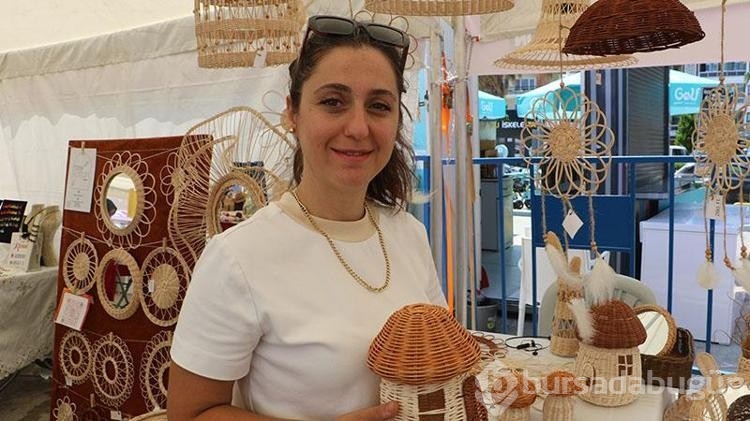 Doğal bambu çubukları geçim kaynağı oldu!