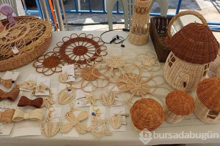 Doğal bambu çubukları geçim kaynağı oldu!