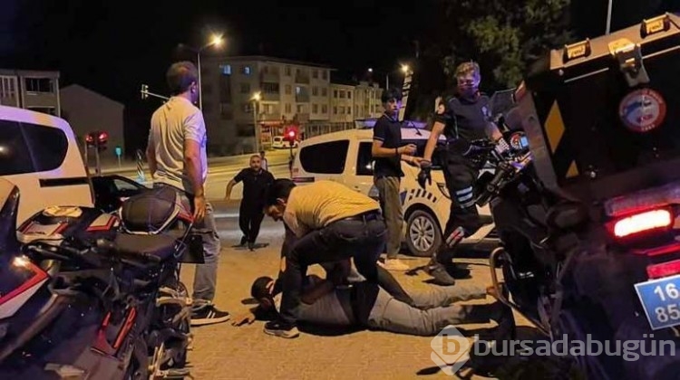 Bursa 'da iki grup arasında laf atma kavgası!