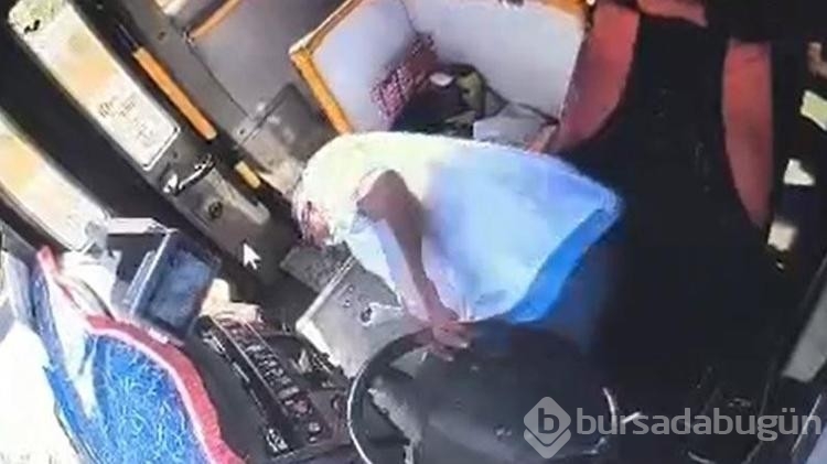 Otobüs şoförü kalp krizi geçirdi! Kazadan son anda dönüldü