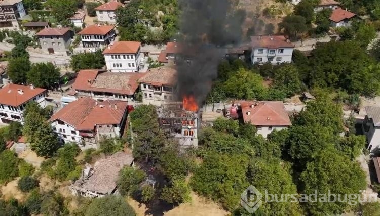 Safranbolu'da tarihi konak yangında kullanılamaz hale geldi!