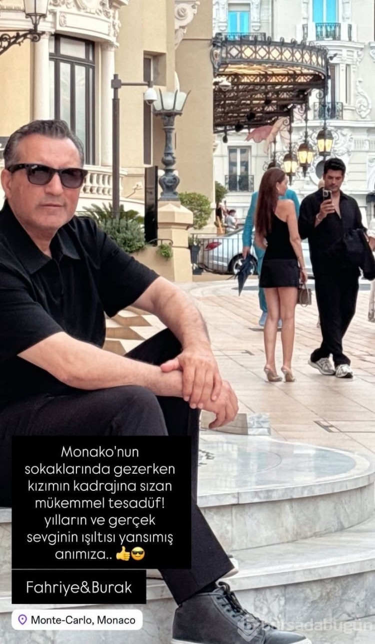 Rafet El Roman Monako tatilinde bakın kimle karşılaştı...