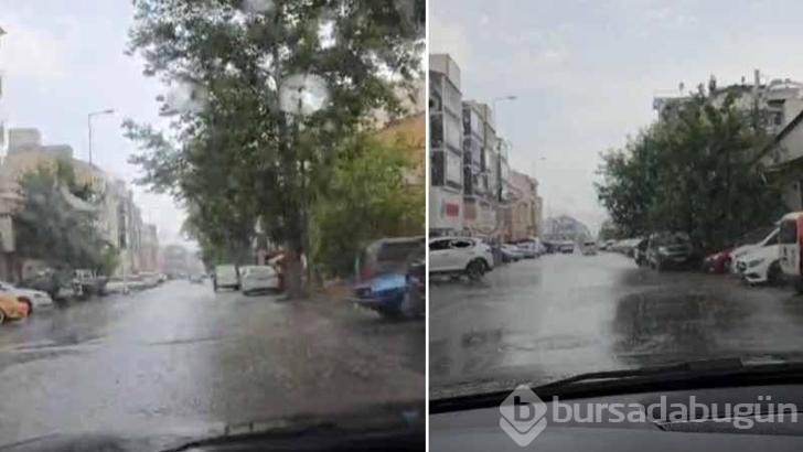 Kayseri'de sağanak yağmur etkili oldu!