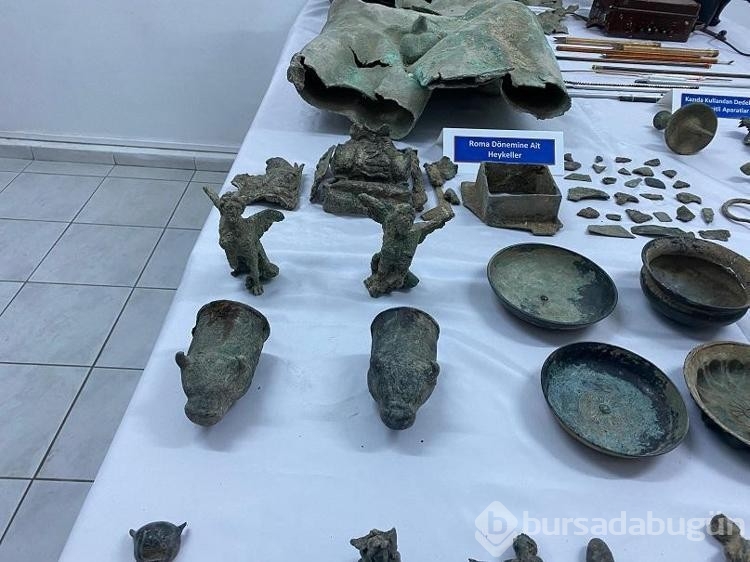 Bayburt'ta tarihi eserler ele geçirildi