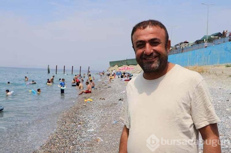 Van'da serinlemek isteyenler Van Gölü'ne akın ediyor!