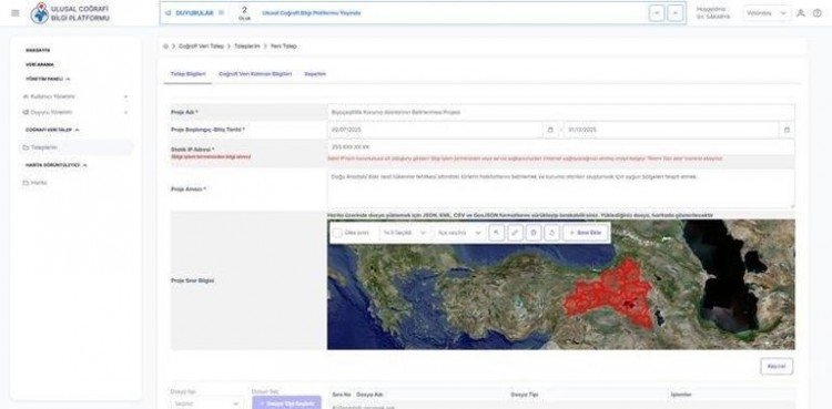 Türkiye'nin dijital haritası e-devlet 'te erişime açıldı