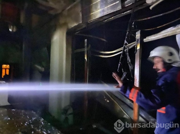 Gümüşhane'de korkutan yangın