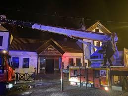 Gümüşhane'de korkutan yangın