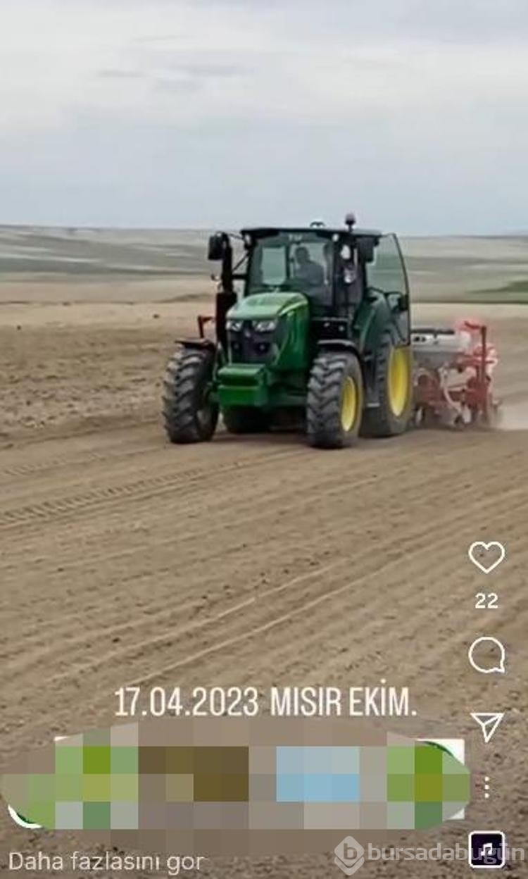 Sosyal medya çalınan traktörünü bulmasını sağladı