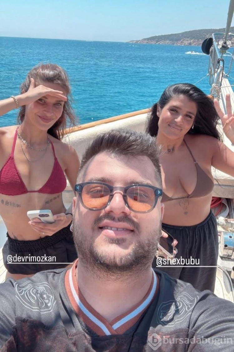 Devrim Özkan tatilin keyfini doya doya çıkarıyor