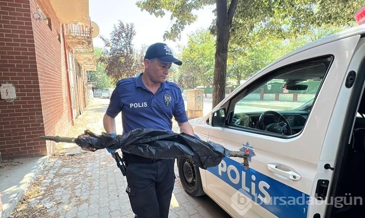 Kuraklık yüzünden suların çekildiği bölgede tarihi tüfek bulundu!