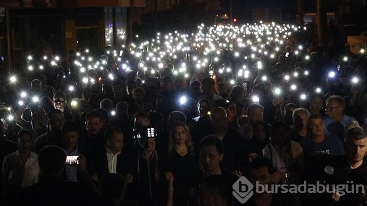 Sinem için karanlığa ışık adlı kortej yürüyüşü yapıldı!