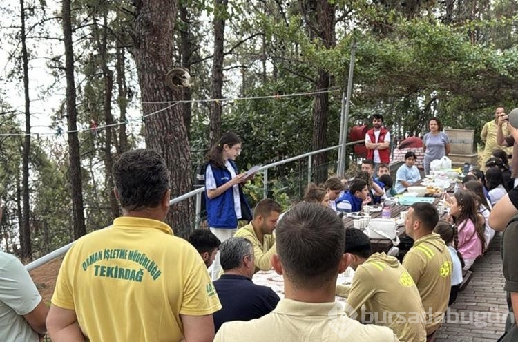 Orman işçilerine öğrencilerden mektuplu teşekkür