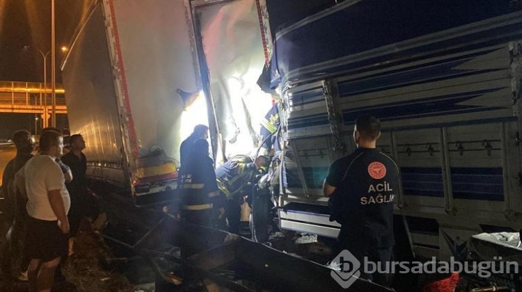 Kamyona çarpan kamyonet şoförü hayatını kaybetti
