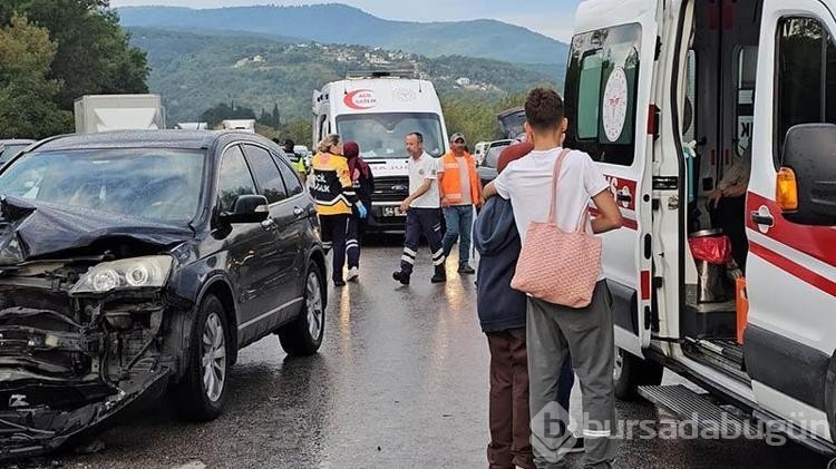 TEM Otoyolu'nda zincirleme kaza!