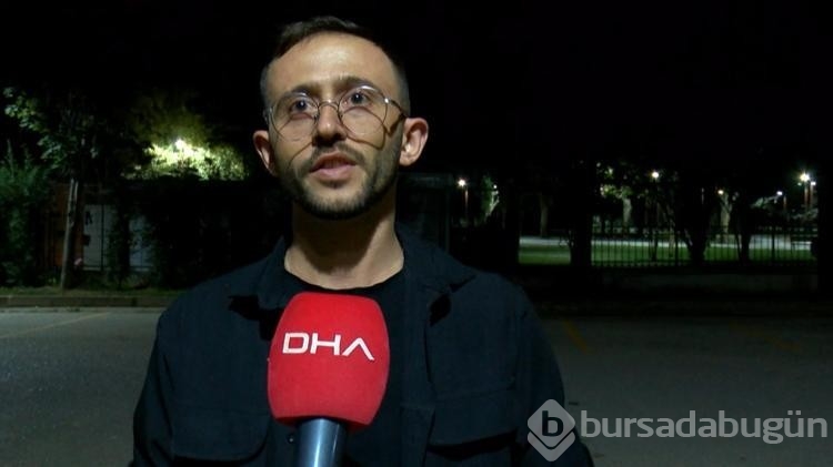 Yangında alevlerin arasında kalan 3 arkadaş o anları kayıp altına aldılar