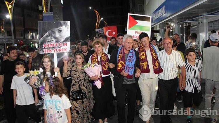 Mattia Ahmet Minguzzi için Trabzon'un of ilçesinde yürüyüş gerçekleşti!