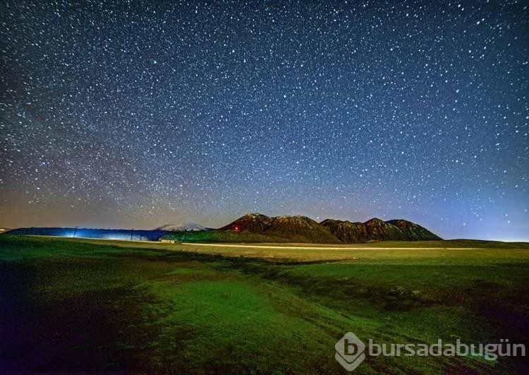 Nemrut'ta uzun pozlama tekniğiyle yıldızları fotoğrafladı
